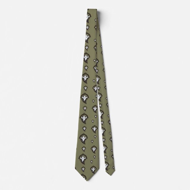 Ghost Manar Neck Tie Slips (Framsida)