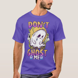 Ghost Me Ledsen Spooky Halloween Costume Manar Wo T Shirt