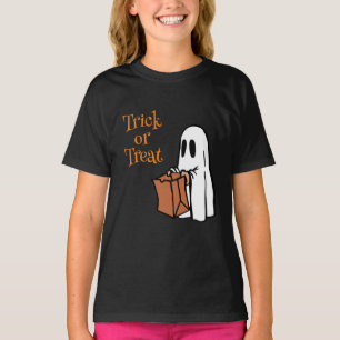 Ghost med Bag Bus eller godis T Shirt