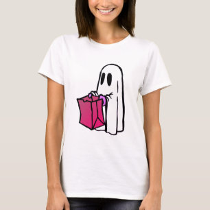 Ghost med Bag Trick eller Behandling T Shirt