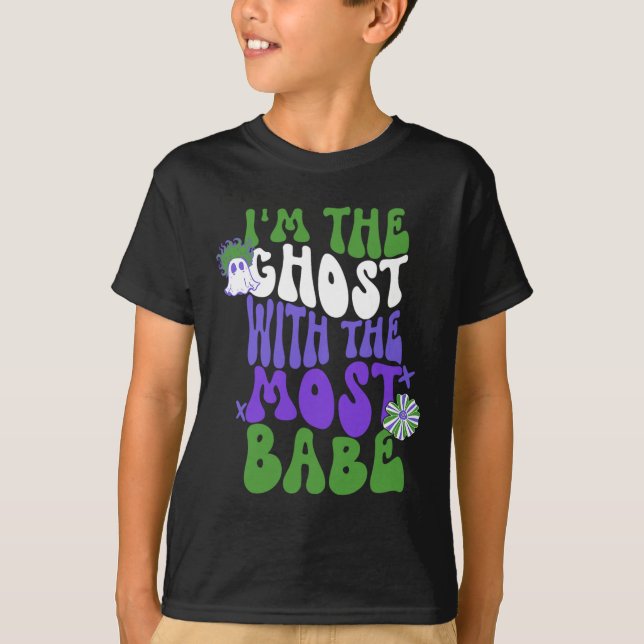Ghost med de flesta babes appael t shirt (Framsida)