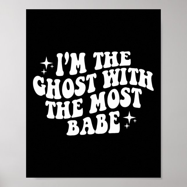 Ghost med den mest babe-nuny Halloween Horro Poster (Framsidan)