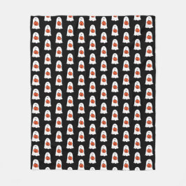 Ghost med Jack-o-Lantern Fleecefilt