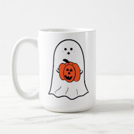 Ghost med Jack-o-Lantern Kaffemugg