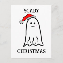 Ghost med Santa Hat Vykort