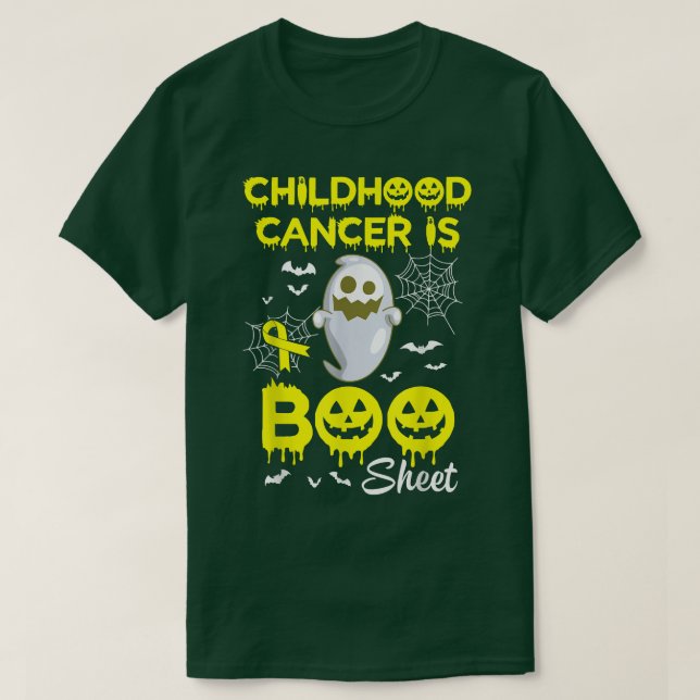 Ghost med spindelcancer är Boo Lakan Fi T Shirt (Design framsida)