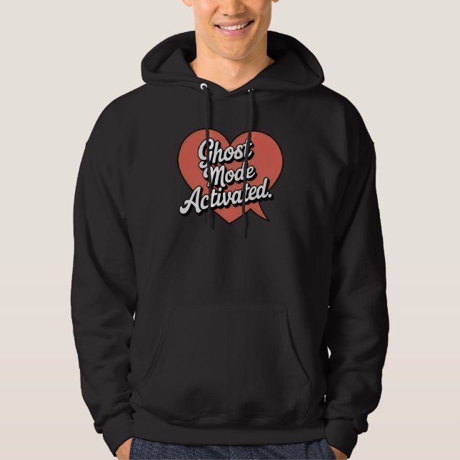 Ghost Mode Activated | Emotional Boundaries Hoodie (Framsida)