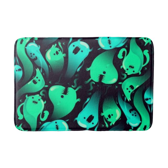 Ghost mönster badrumsmatta (Framsidan)