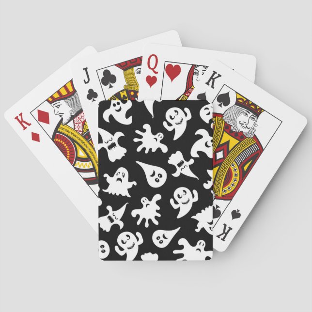 Ghost mönster casinokort (Baksidan)