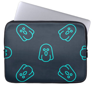 Ghost mönster laptop fodral