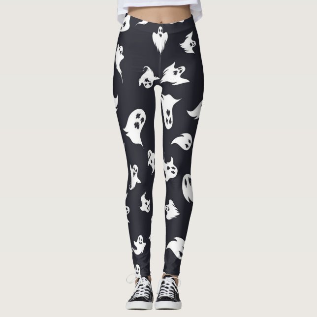 Ghost mönster leggings (Framsida)