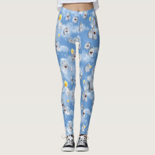 Ghost Mönster Leggings