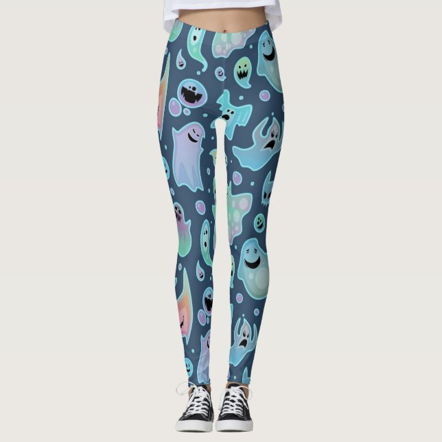 Ghost mönster leggings (Framsida)
