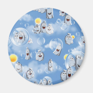 Ghost Mönster Magnet