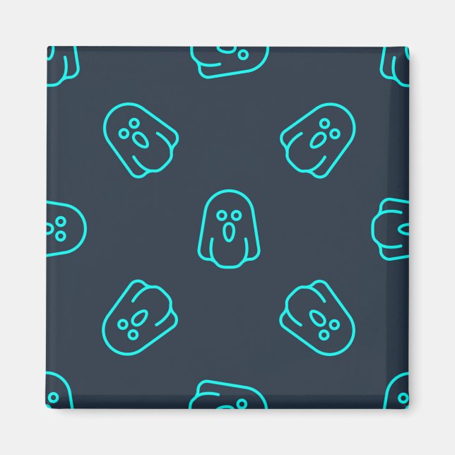 Ghost mönster magnet (Framsidan)