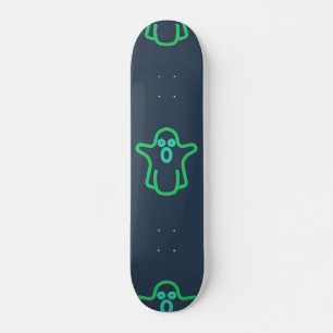 Ghost mönster mini skateboard bräda 18,5 cm