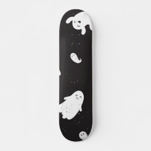 Ghost mönster mini skateboard bräda 18,5 cm