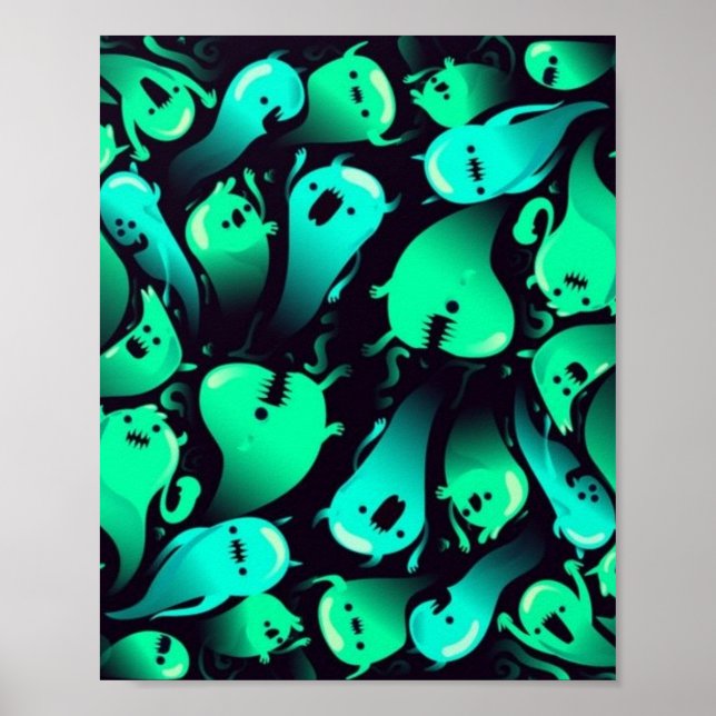 Ghost mönster poster (Framsidan)