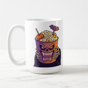 Ghost Movie Night Halloween Kaffemugg