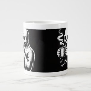 Ghost Mugg Konst Design – Kuslig Söt Halloween Jumbo Mugg