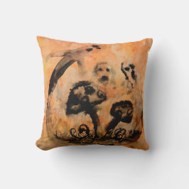 Ghost Mushroom Pillow Kudde