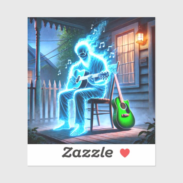 Ghost Musician Klistermärken (Ark)