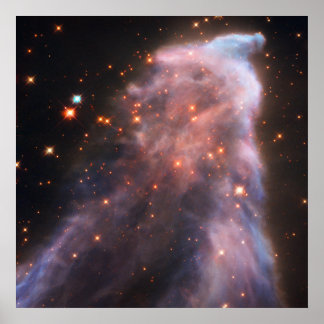 Ghost Nebula - Hubble Space Telescope Image Poster
