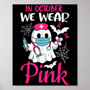 Ghost Nurse Halloween Nk Rib, Nk- revben vid bröst Poster