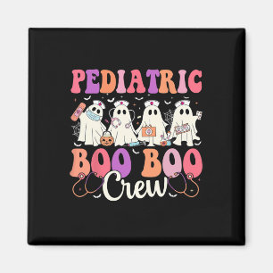 Ghost Nurse Halloween Pediatriska sjuksköterskor B Magnet