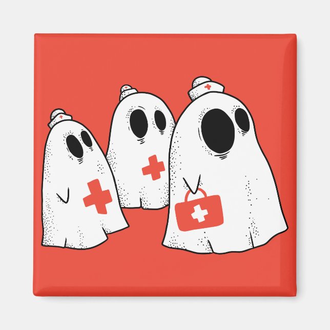 Ghost Nurse Magnet (Framsidan)