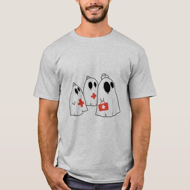 Ghost Nurse T Shirt (Framsida)