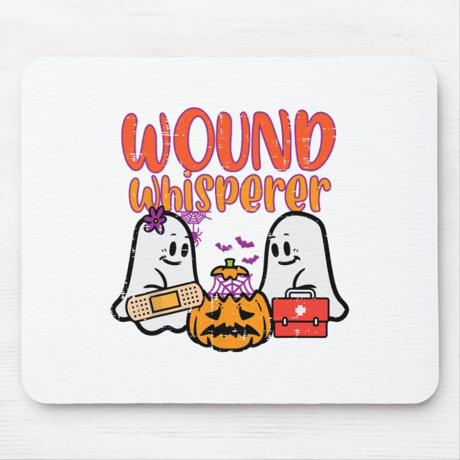 Ghost Nurse Wound Whisperer Halloween Nurse Fall S Musmatta (Framsidan)