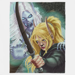 Ghost och brödtexten fleecefilt