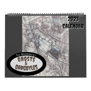 Ghost- och Gargoyle Calendar Kalender