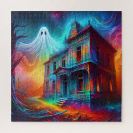 Ghost och Haunted House Pussel