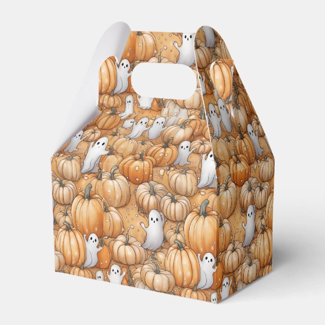 Ghost och Pumpkins Halloween Presentaskar (Framsidan Sidan)