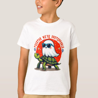 Ghost- och Turtle Äventyr-design T Shirt