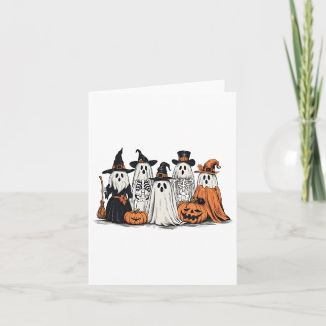 Ghost och vänner i Costumes faller under säsongen  Kort (Framsida)