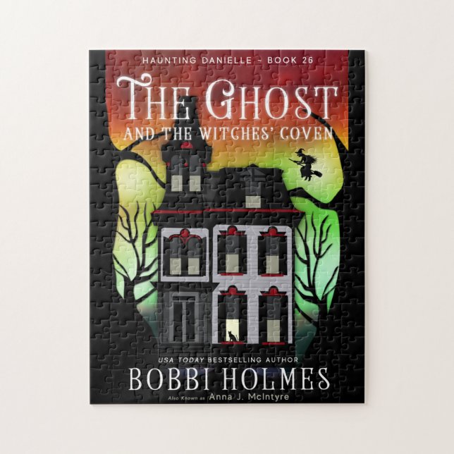 Ghost och Witches' Coven Puzzle Pussel (Vertikal)