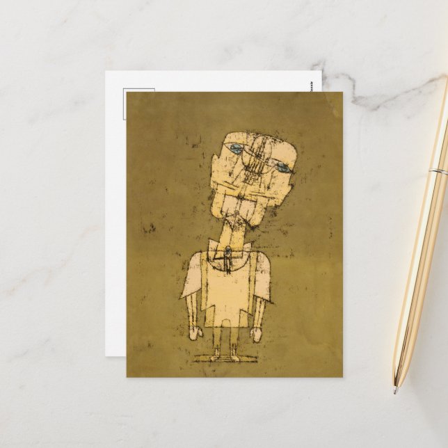 Ghost of a Genius by Paul Klee Helg Vykort (Fram/Back In Situ)