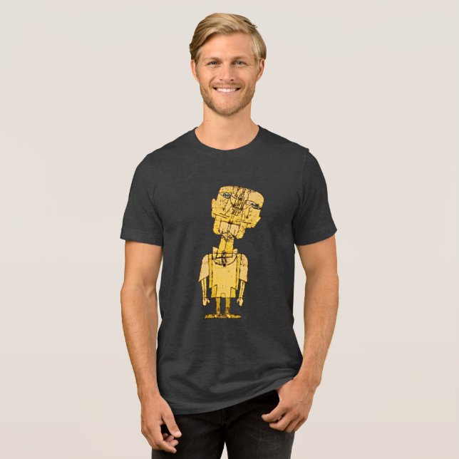 Ghost of a Genius by Paul Klee Tri-Blend Tee (Framsida Full)