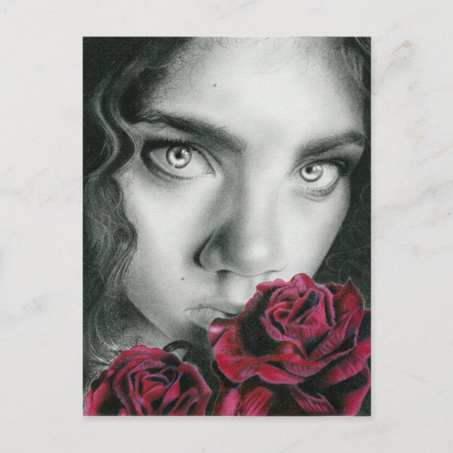 Ghost of a ro gothic skönhetskort vykort (Framsida)