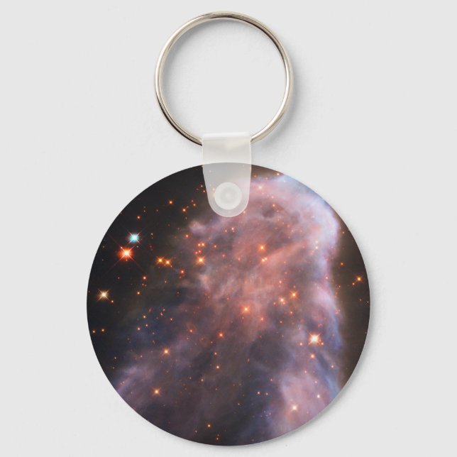 Ghost of Cassiopeia Nebula Nyckelring (Framsida)