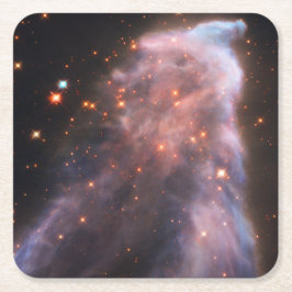 Ghost of Cassiopeia Nebula Underlägg Papper Kvadrat