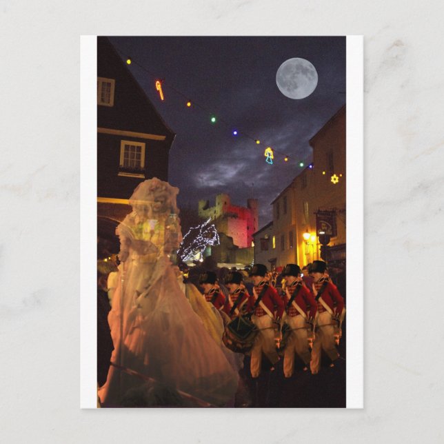 Ghost of Charles Dickens Past Vykort (Framsida)