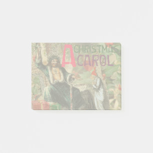 Ghost of Christmas Present Illustration Scrooge Post-it Block