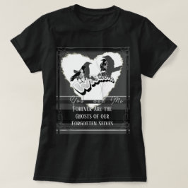 Ghost of Forgot Selves Grått Kråkas Ravens T Shirt