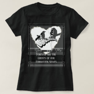 Ghost of Forgot Selves Grått Kråkas Ravens T Shirt