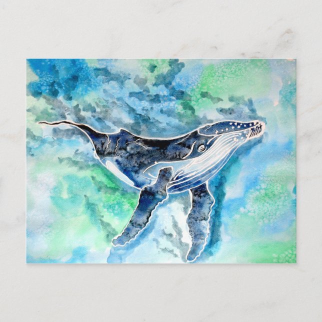 Ghost of Humpback Whale Vykort (Framsida)