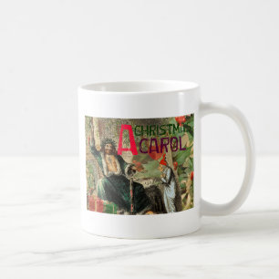 Ghost of Julklapp Illustration Scrooge Kaffemugg